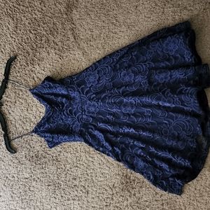 Navy lace summer dress size small